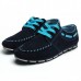 4 Colors Mens Trend Faux Suede Slip-On Sneakers