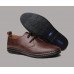 Mens Fashion Flats Oxfords Casual Dress PU Leather Shoes