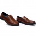 Mens Brown Oxford Shoes  Leather Work Business Dress Loafers