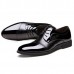 Men Lace Up Artificial Leather Formal Shoes Soft Sole Business Shoes