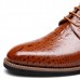 Men Genuine Leather Business Lace-Up Formal Shoes