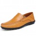 Big Size Slip On Leather Formal Shoes Soft Sole Business Shoes