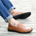 Big Size Slip On Leather Formal Shoes Soft Sole Business Shoes