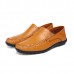 Big Size Slip On Leather Formal Shoes Soft Sole Business Shoes