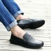 Big Size Slip On Leather Formal Shoes Soft Sole Business Shoes