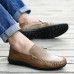 Big Size Slip On Leather Formal Shoes Soft Sole Business Shoes