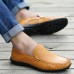 Big Size Slip On Leather Formal Shoes Soft Sole Business Shoes