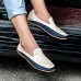 US Size 6.5-11.5 Men Shoes Outdoor Casual Round Toe Slip On Breathable Flats