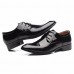 Men Comfortable Leather Lace Up Formal Business Shoes