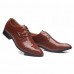 Men Comfortable Leather Lace Up Formal Business Shoes