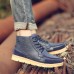 Winter Men Boots High Top Casual Outdoor Keep Warm Fur Lining Shoes