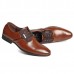 Banggood Shoes Men Genuine Leather Elastic Farbic Business Formal Shoes