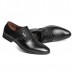 Banggood Shoes Men Genuine Leather Elastic Farbic Business Formal Shoes