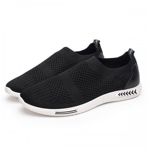 Men Mesh Breathable Casual Flats Sport Shoes