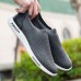 Men Mesh Breathable Casual Flats Sport Shoes