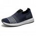 Men Mesh Knit Slip On Casual Soft Sole Athletic Shoes