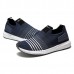 Men Mesh Knit Slip On Casual Soft Sole Athletic Shoes