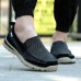 Men Slip On Breathable Mesh Soft Sole Flats Casual Sneakers