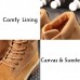 Men Comfortable Canvas Suede High Top Boots