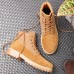 Men Comfortable Canvas Suede High Top Boots