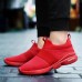 Men Comfy Elastic Band Ankle Cushion Slip On Sneakers Sports Shoes