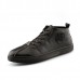 Men Soft Sole Leather High Top Casual Flat Sneakers