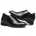 Men Comfy Soft Elastic Band Business Leather Slip On Formal Shoes