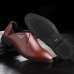 Men Comfy Soft Elastic Band Business Leather Slip On Formal Shoes