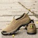 Men Comfy Durable Sole Suede Leather Slip On Outdoor Hiking Casual Sneakers