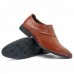 Men Soft Leather Slip On Business Pointed Toe Formal Shoes