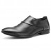 Men Soft Leather Slip On Business Pointed Toe Formal Shoes