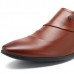 Men Soft Leather Slip On Business Pointed Toe Formal Shoes