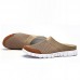 Men Breathable Splicing Slip On Casual Flat Beach Slipper Sandals