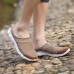 Men Breathable Splicing Slip On Casual Flat Beach Slipper Sandals