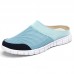 Men Breathable Splicing Slip On Casual Flat Beach Slipper Sandals