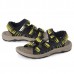 Men Breathable Knitted Comfy Outdoor Hook Loop Sandals