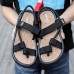 Men Soft Summer Beach Shoes Breathable Clip Toe Sandals