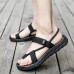 Men Soft Summer Beach Shoes Breathable Clip Toe Sandals