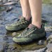 Men Soft Meh Suede Outdoor Hiking Athletic Shoes Sneakers