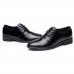 Men Comfy Leather Formal Shoes Pointed Toe Business Shoes