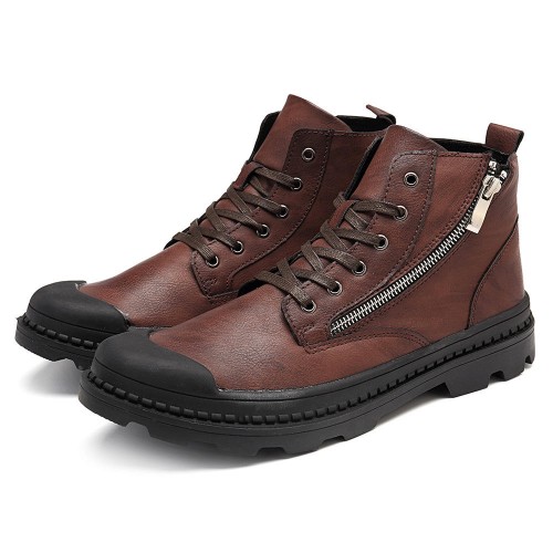 Outdoor Leisure Comfortable Leather Shoes Ankle Boots