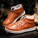 Big Size Men Casual Warm Plush Lining Flats