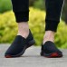 Men Soft Lightweight Breathable Elastic Band Slip-on Flats