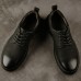 Men Comfortable Fashion Color Stitching Leather Flats