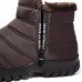 Men Casual Warm Plush Lining Waterproof Snow Boots