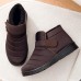 Men Casual Waterproof Warm Lining Hook&amp;Loop Snow Boots