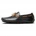 Men Casual Genuine Leather Slip-on Loafers Soft Flats