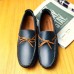 Men Casual Genuine Leather Slip-on Loafers Soft Flats