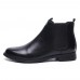 Men Soft Boots Slip-on Leather Ankle Boots