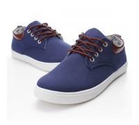 Mens Low-Top Board Casual Canvas Shoes Lace Up Flats